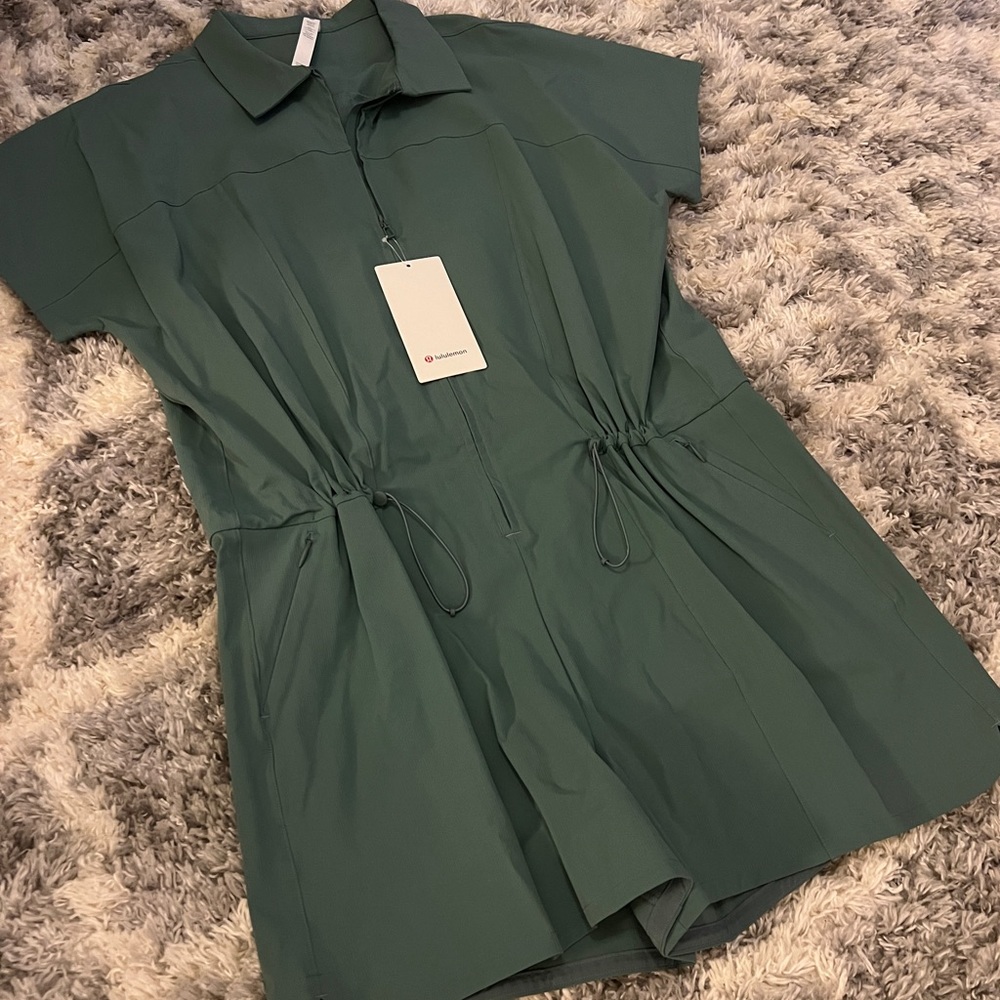 lululemon stretch rib pocketed romper